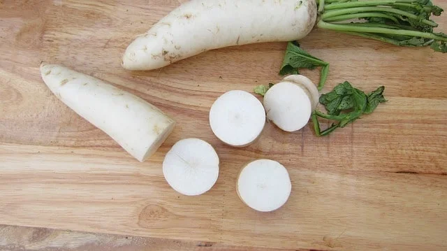 nutrition value of radish or mooli